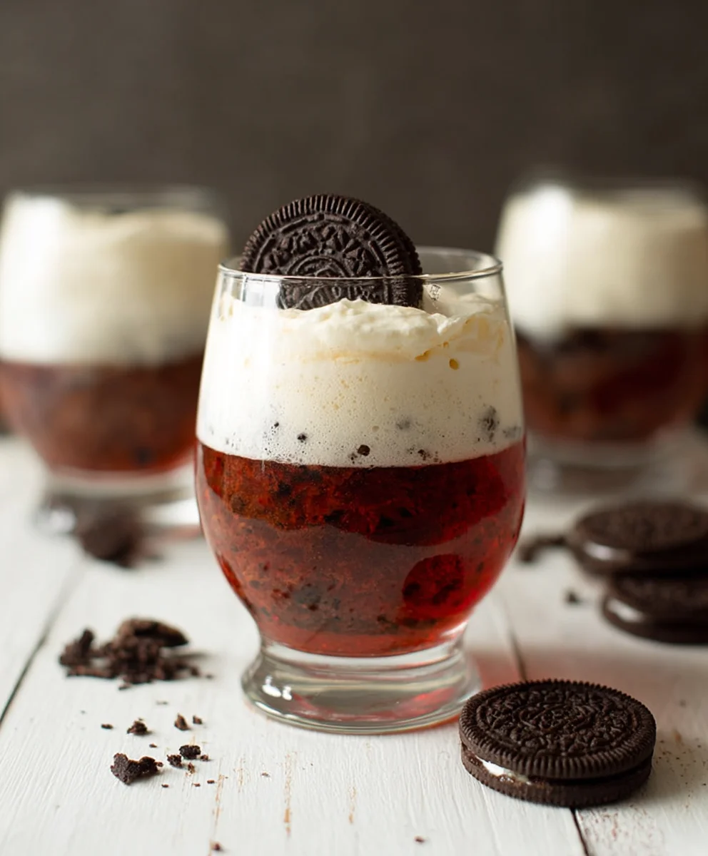 Alkoholfreies Oreo-Dessert: Himnon-alcoholic beer-Gaumenfreude