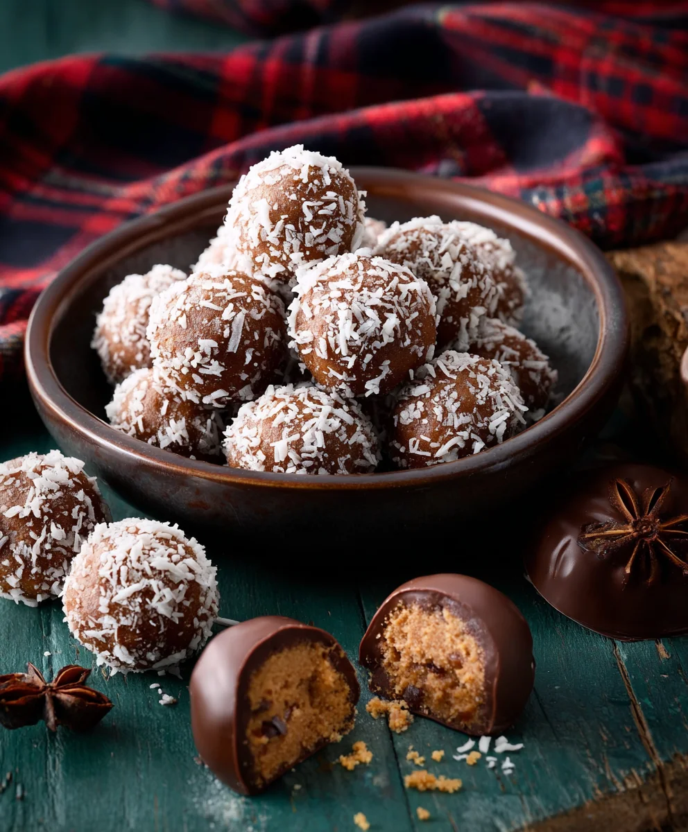 Spekulatius Kugeln: Festliche Pralinen für Weihnachten