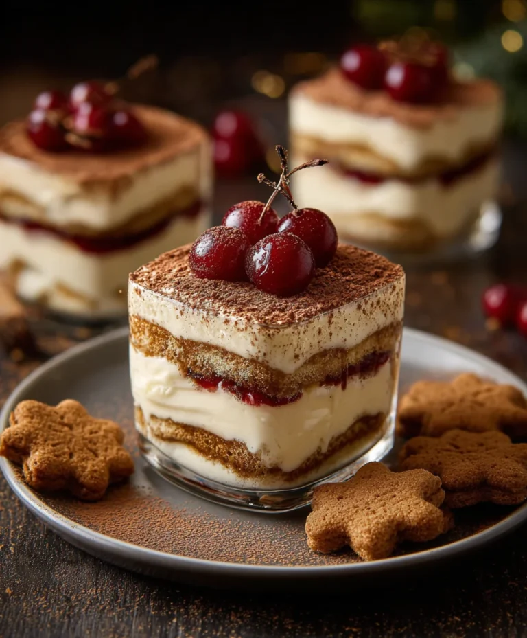 Spekulatius Tiramisu: Kirsch Extract-Genuss ohne Alkohol