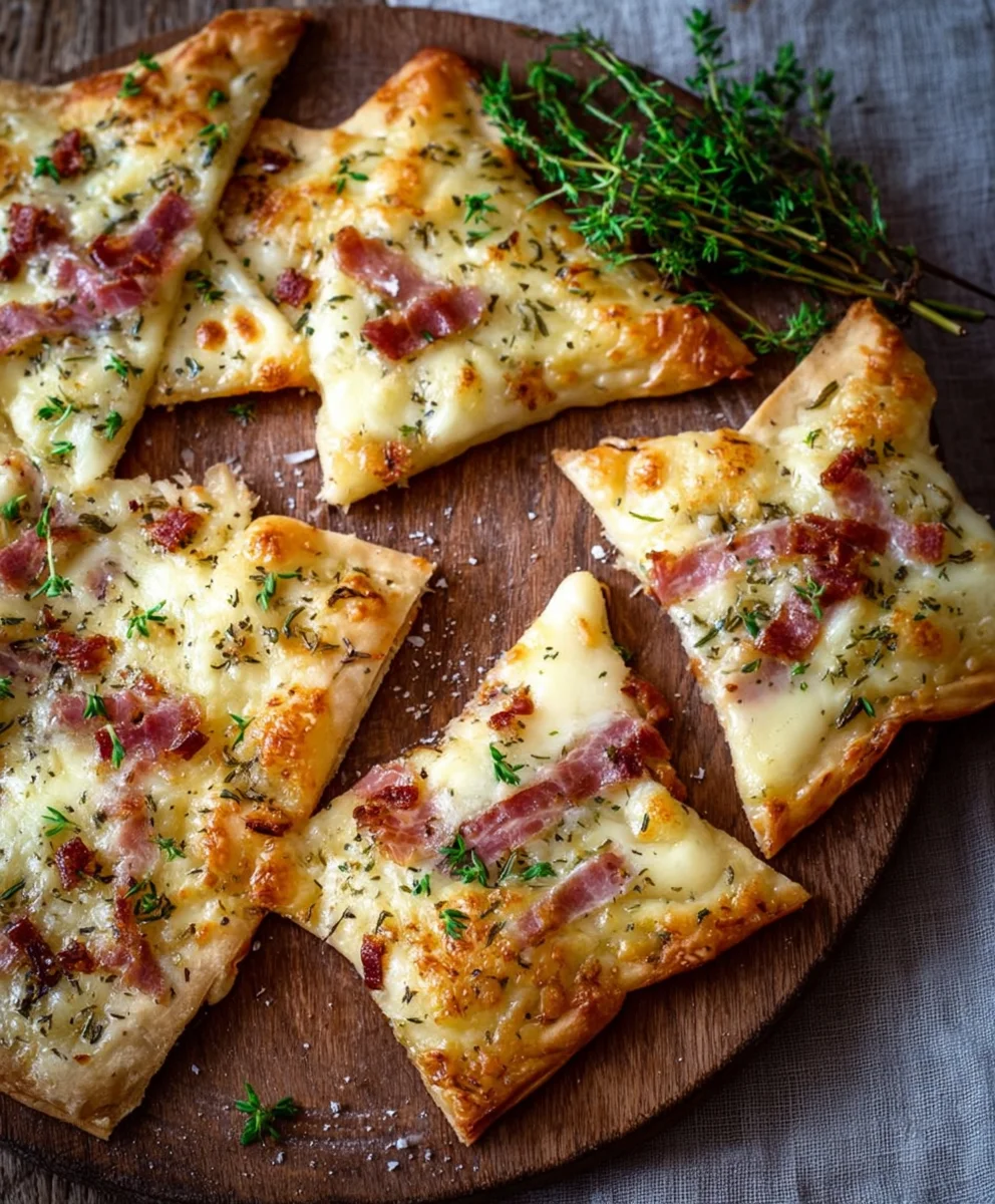 Flammkuchen-Sterne: Festliches Fingerfood & Weihnachtliche Snacks