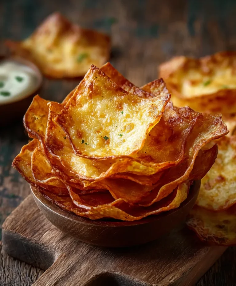 Hüttenkäse Chips: Knuspriger High-Protein Snack