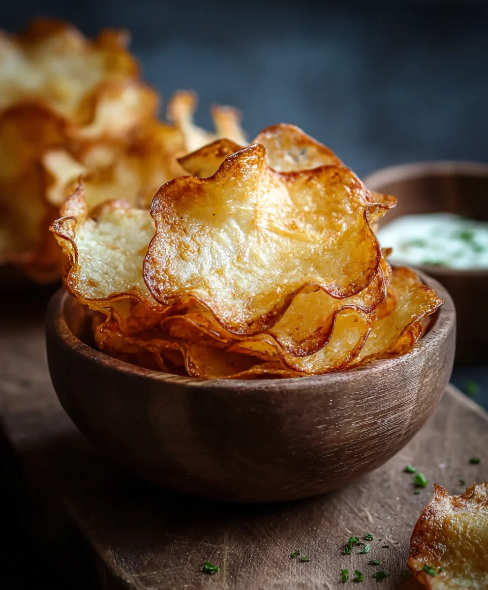Hüttenkäse Chips: Knuspriger High-Protein Snack