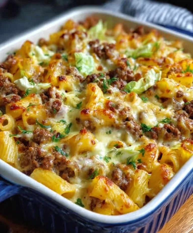 Big Mac Auflauf: Kult-Dressing & Rindfleisch-Nudeln