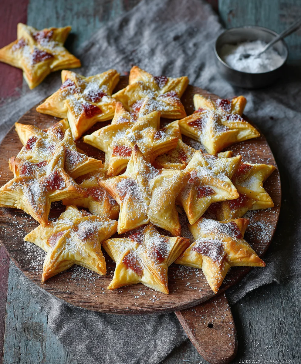 Blätterteig Sterne: Schnelle & Leckere Plätzchen