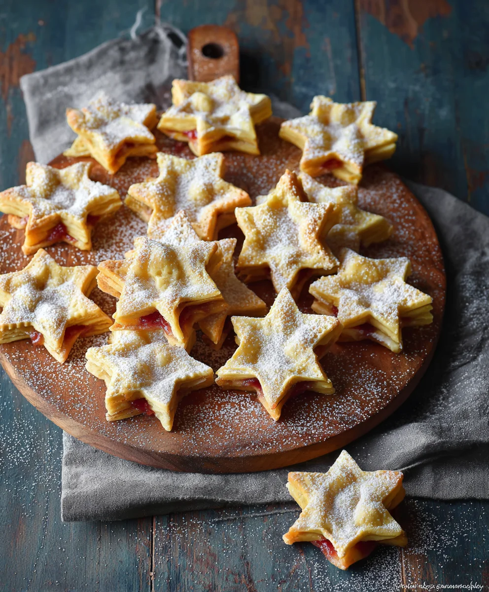 Blätterteig Sterne: Schnelle & Leckere Plätzchen
