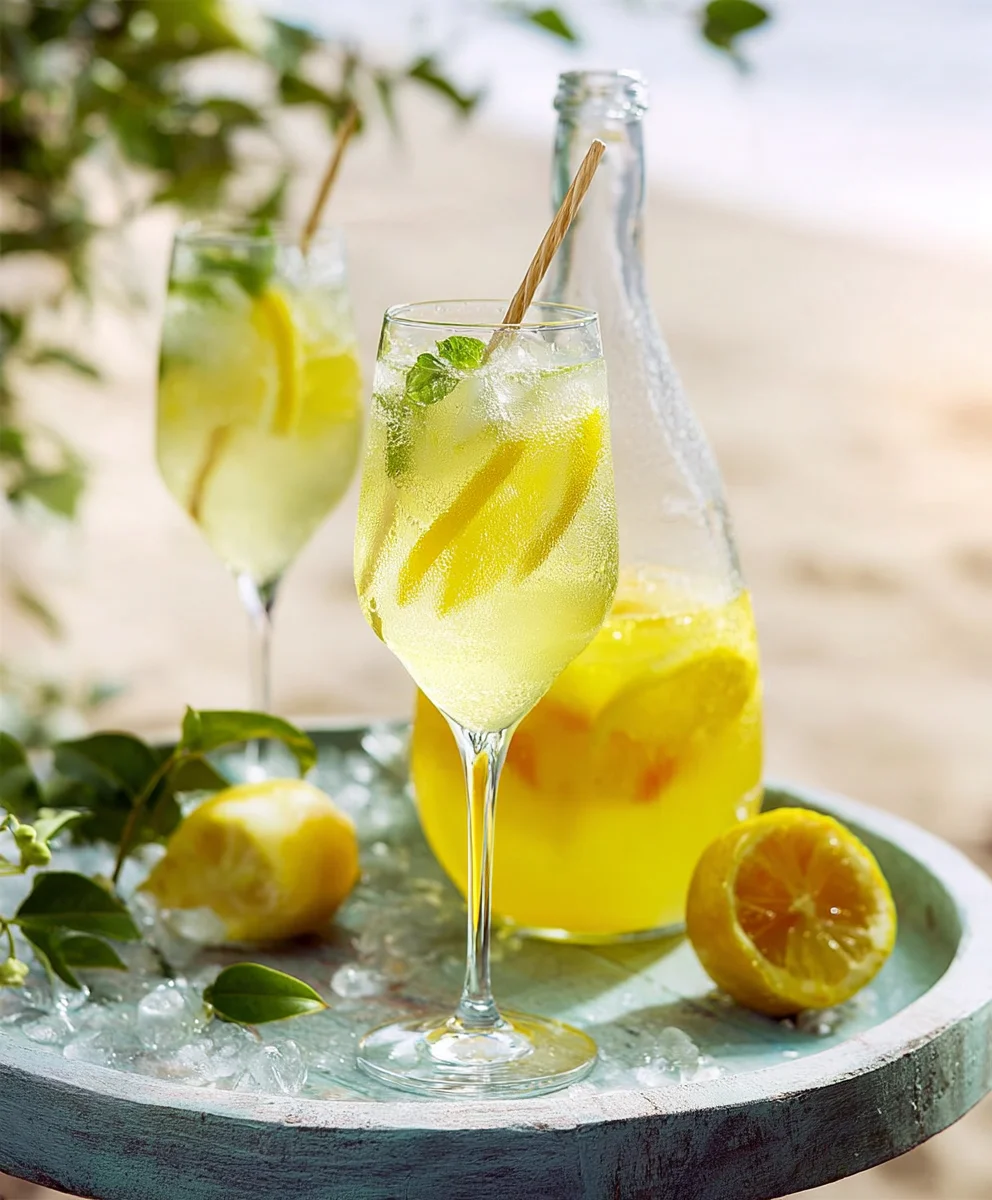 Limoncello Spritz Rezept: Italienischer Genuss (ohne Alkohol)