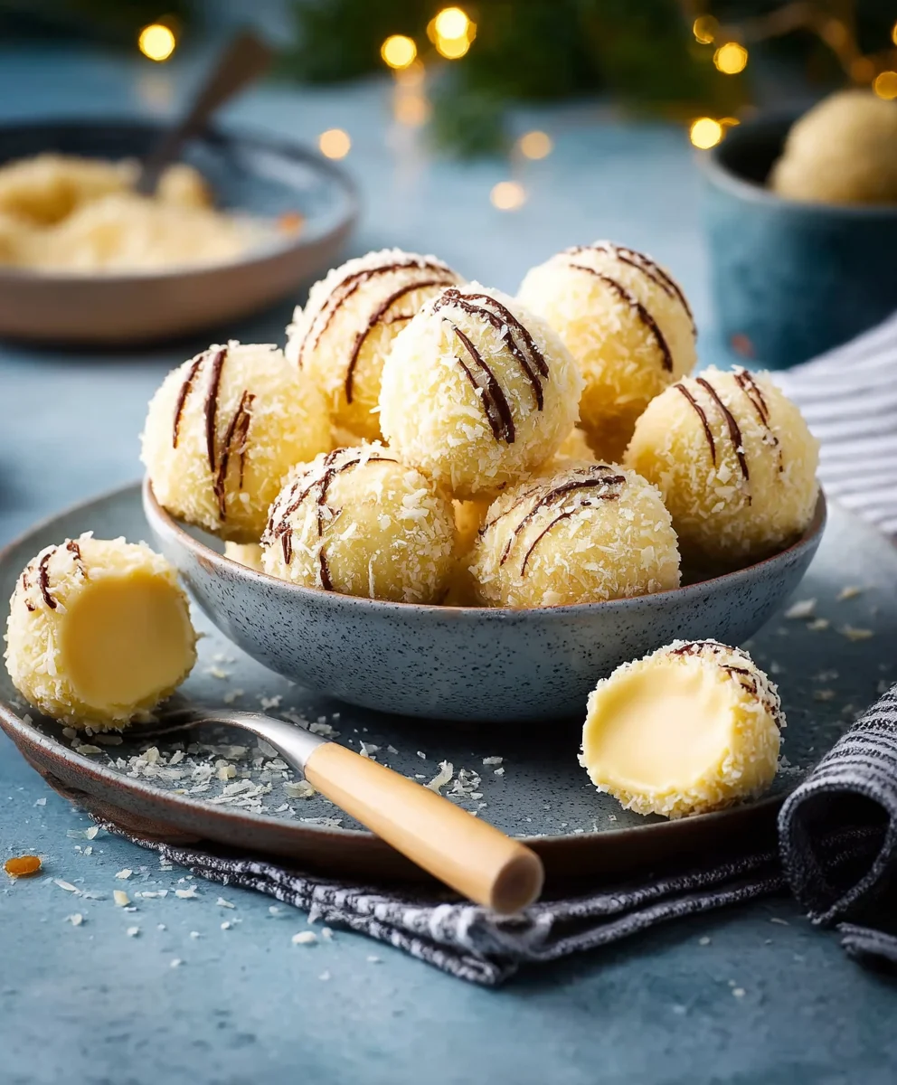 Einfache Eierlikörkugeln: Leckere Weihnachtspralinen