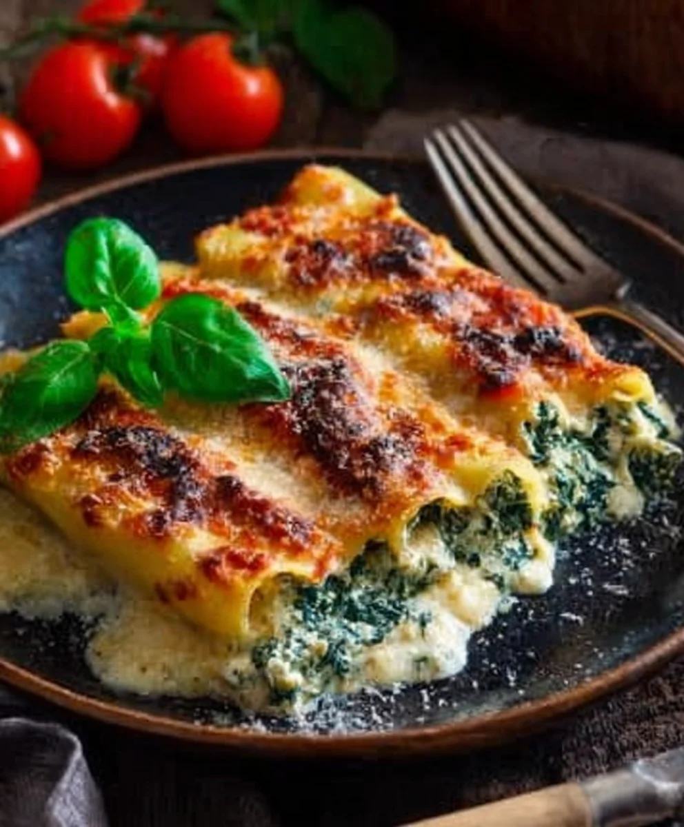 Cannelloni mit Spinat & Ricotta – Einfaches Rezept