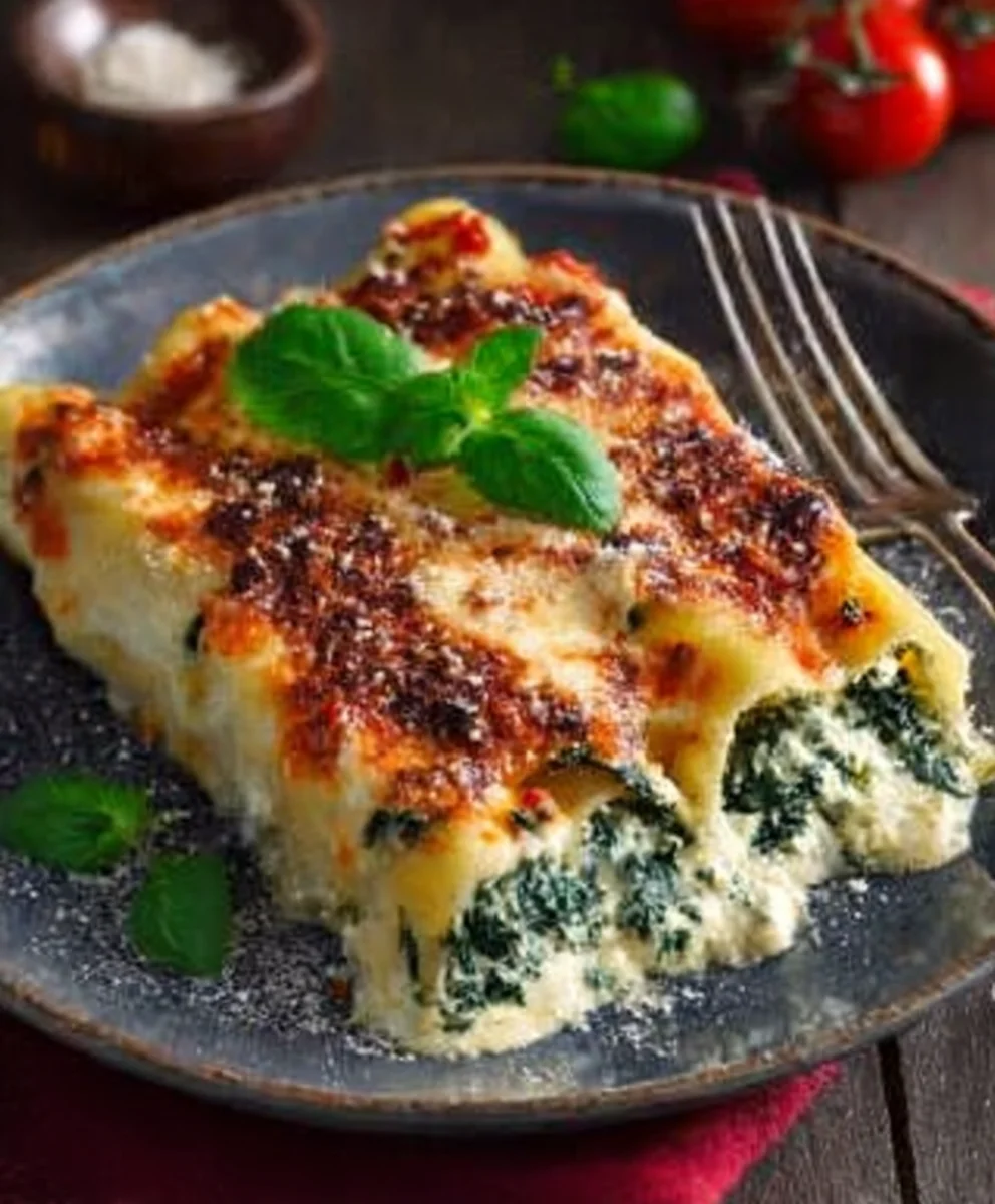 Cannelloni mit Spinat & Ricotta – Einfaches Rezept