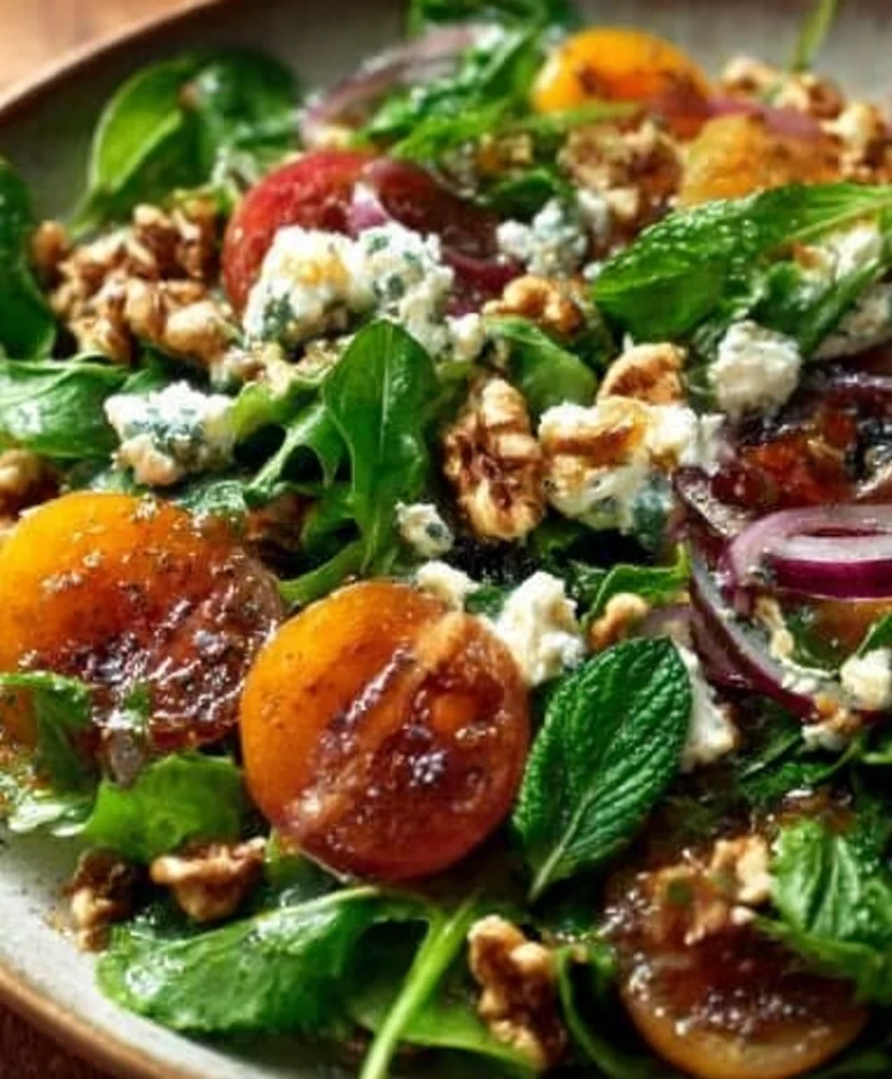 Feldsalat mit Walnüssen & Feta – Lecker & Schnell